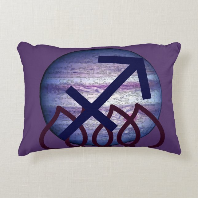 Sagittarius Accent Pillow (Front)