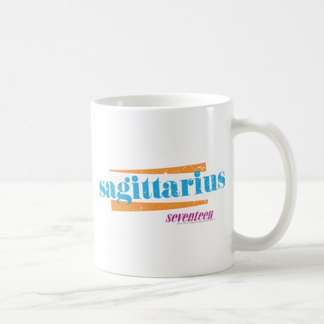Sagittarius Aqua Coffee Mug (Right)
