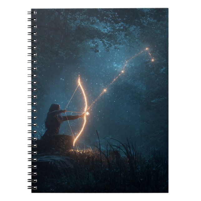 Sagittarius Archer Constellation Notebook (Front)