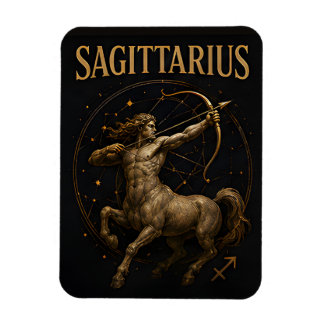 Sagittarius Archer Zodiac Celestial Astrology Symb Magnet