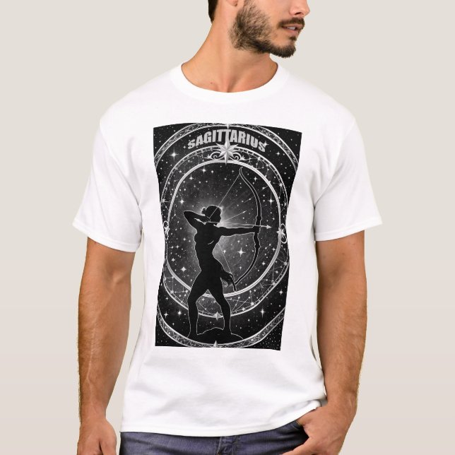 Sagittarius Astrological Sign T-Shirt (Front)