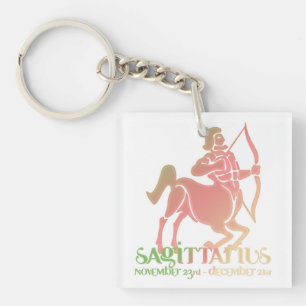 Sagittarius Astrology Zodiac d1 Keychain