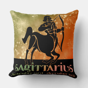 Sagittarius Astrology Zodiac d1 Pillow