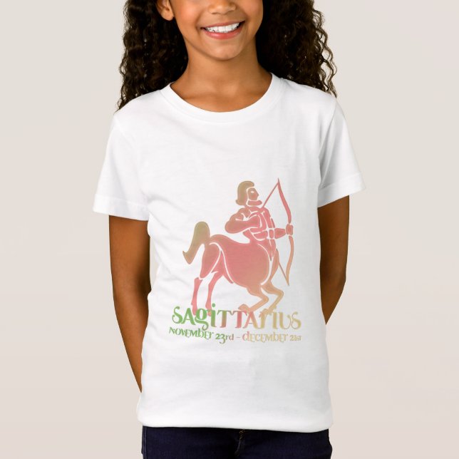 Sagittarius Astrology Zodiac d1 T-Shirt (Front)