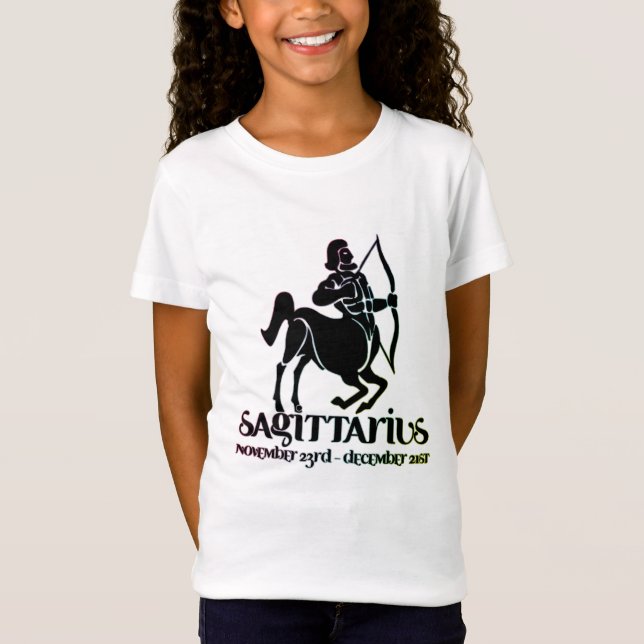 Sagittarius Astrology Zodiac d5b T-Shirt (Front)