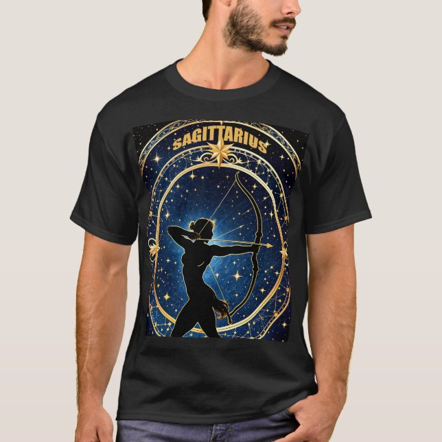 Sagittarius astrology Zodiak sign T-Shirt (Front)