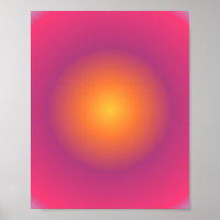Sagittarius Aura Gradient Zodiac, Purple Yellow