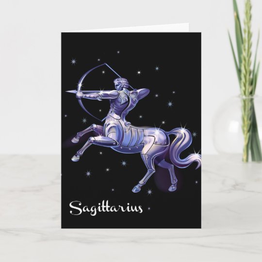 Sagittarius Birthday Card