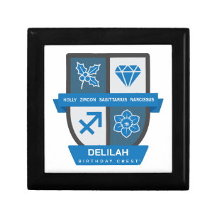 Sagittarius Birthday Crest™ December 1-21 Jewelry Gift Box