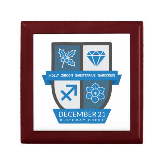 Sagittarius Birthday Crest™ December 1-21 Jewelry Gift Box