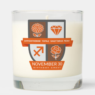 Sagittarius Birthday Crest™ November 22-30 Candle