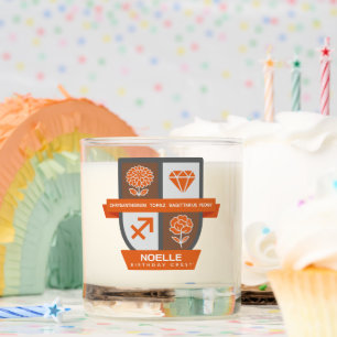 Sagittarius Birthday Crest™ November 22-30 Candle