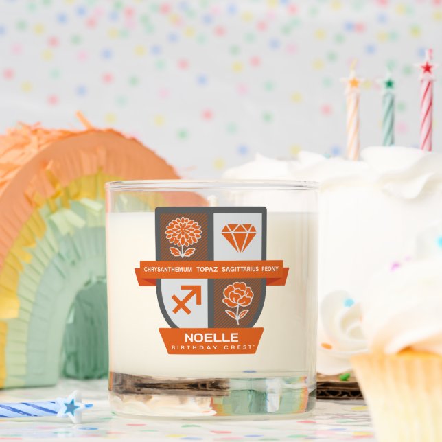 Sagittarius Birthday Crest™ November 22-30 Candle (Birthday)