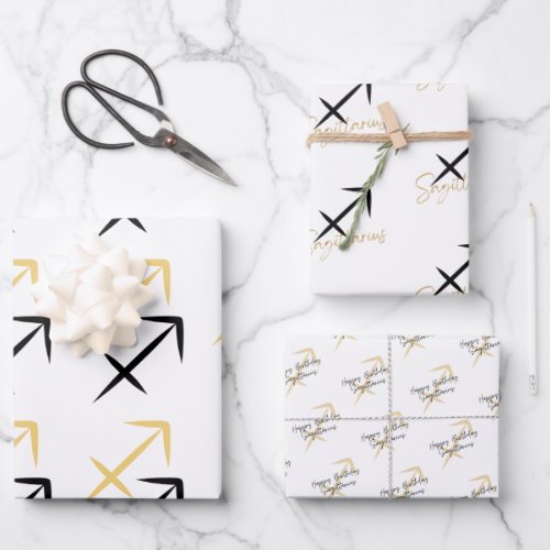 Sagittarius Birthday Wrapping Paper Sheets