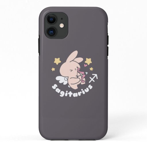 Sagittarius Bunny: Love's Adventurous Archer II iPhone 11 Case