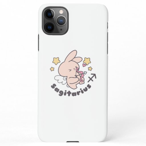 Sagittarius Bunny: Love's Adventurous Archer iPhone 11Pro Max Case