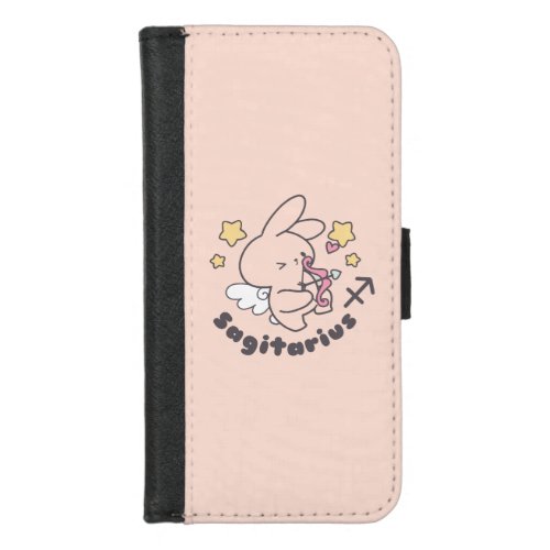 Sagittarius Bunny Loves Adventurous Archer iPhone 87 Wallet Case