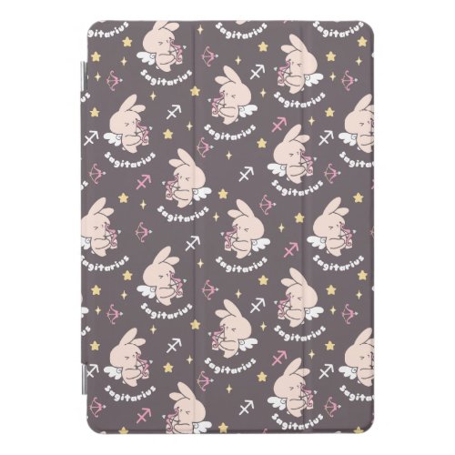 Sagittarius Bunny Pattern Loves Cosmic Dance II iPad Pro Cover