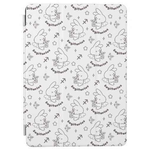Sagittarius Bunny Pattern: Love's Cosmic Dance III iPad Air Cover