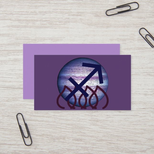 Sagittarius Business Card (Front/Back In Situ)