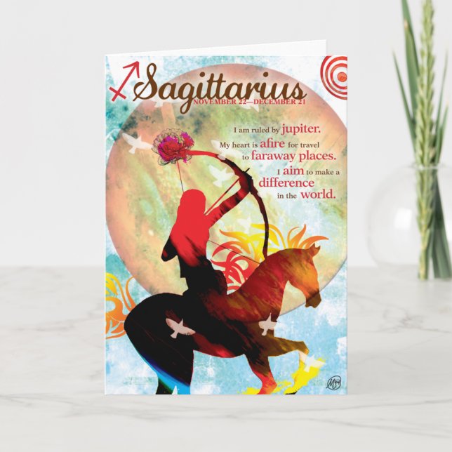 Sagittarius Card (Front)