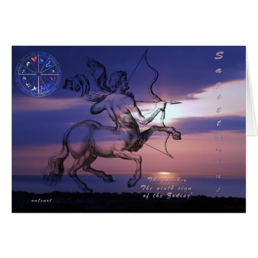 sagittarius cards (Front Horizontal)