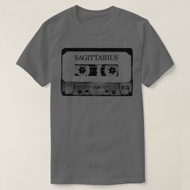 Sagittarius Cassette Tape T-Shirt (Design Front)