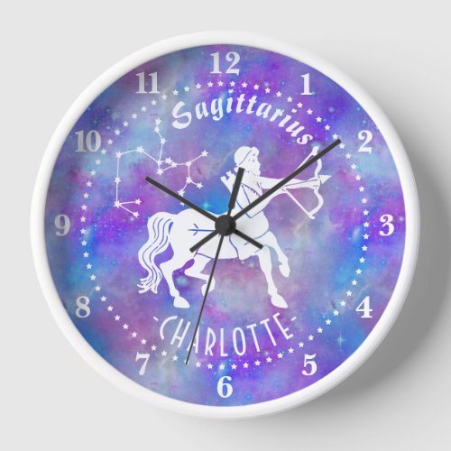 Sagittarius Centaur Constellation Stars Birthday Clock