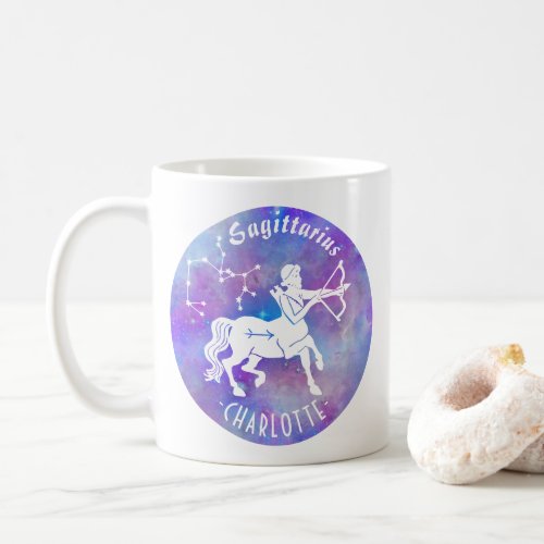 Sagittarius Centaur Constellation Stars Birthday Coffee Mug