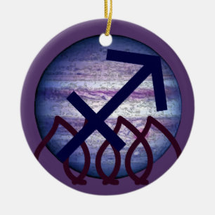 Sagittarius Ceramic Ornament