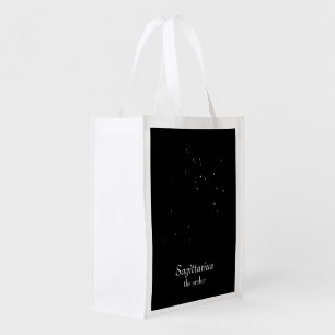 Sagittarius Constellation Grocery Bag