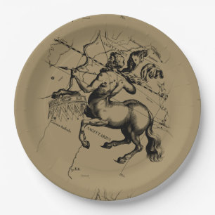 Sagittarius Constellation Hevelius1690 Nov22-Dec21 Paper Plates