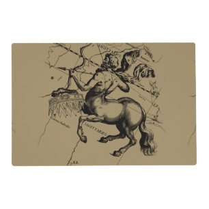 Sagittarius Constellation Hevelius1690 Nov22-Dec21 Placemat