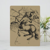 Sagittarius Constellation Hevelius 1690 Engraving (Standing Front)