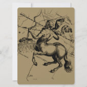Sagittarius Constellation Hevelius 1690 Engraving (Front)