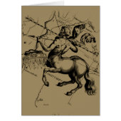 Sagittarius Constellation Hevelius 1690 Engraving (Front)