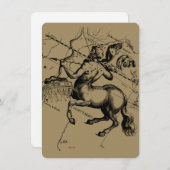 Sagittarius Constellation Hevelius 1690 Engraving (Front/Back)