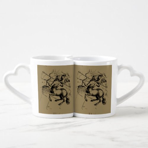 Sagittarius Constellation Hevelius circa 1690 Coffee Mug Set