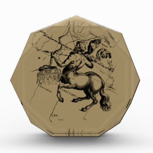 Sagittarius Constellation Map by Hevelius Award