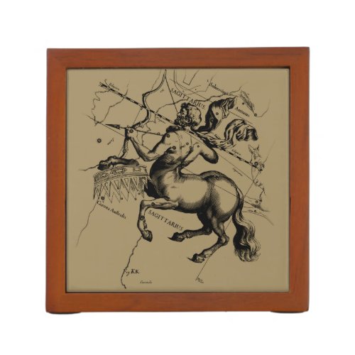 Sagittarius Constellation Map by Hevelius Pencil Holder