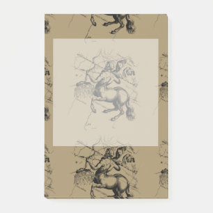 Sagittarius Constellation Map by Hevelius Post-it Notes