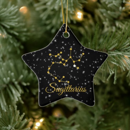 Sagittarius Constellation Ornament