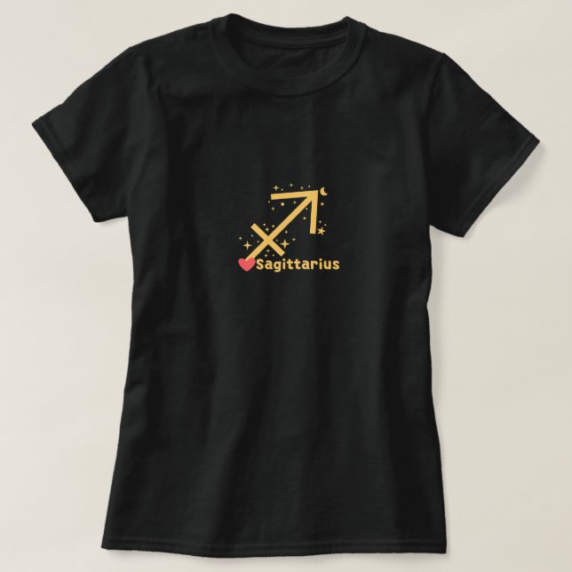 Sagittarius constellation T-shirt. T-Shirt (Design Front)
