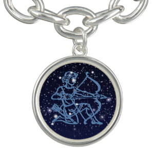 Sagittarius Constellation & Zodiac Sign with Stars Bracelet