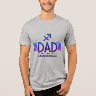  Sagittarius Dad -  funny Tri-Blend Shirt