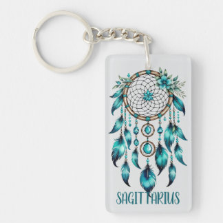 Sagittarius Dreamcatcher Keychain