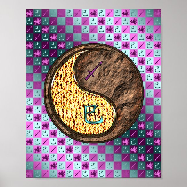 Sagittarius & Earth Snake Poster (Front)