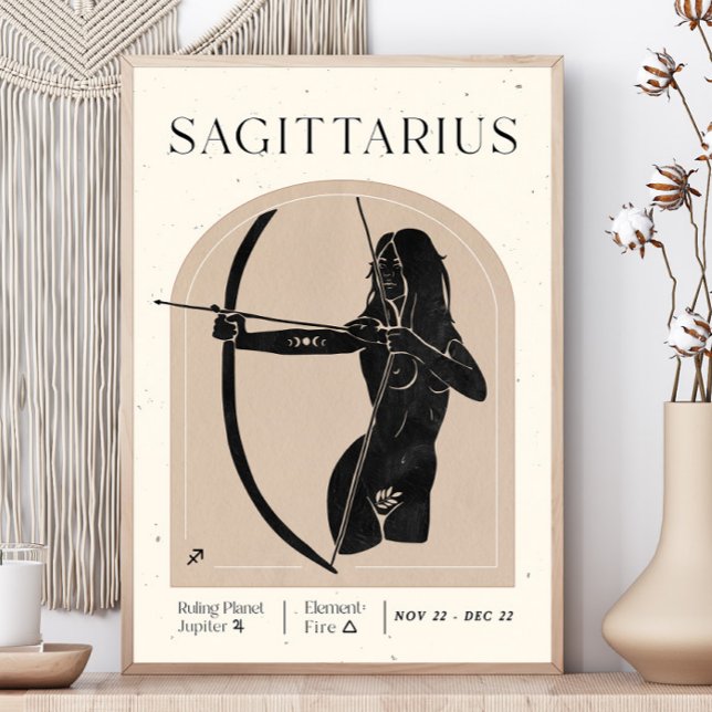 Sagittarius Feminine Zodiac Poster (Creator Uploaded)