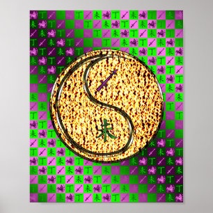 Sagittarius & Fire Goat Poster