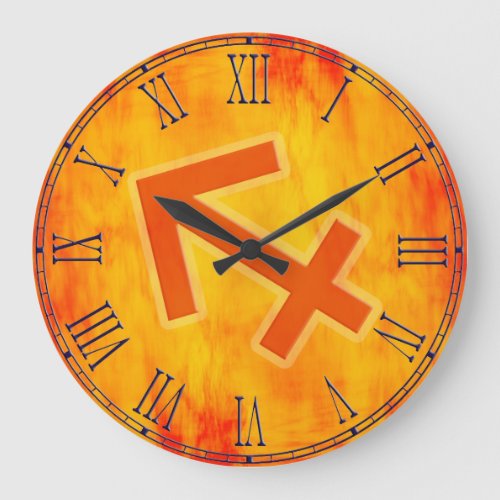 Sagittarius fire sign zodiac wall clock